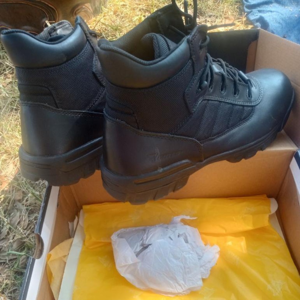 CAT Mens Black Noir ‘Second Shift heavy footy boots